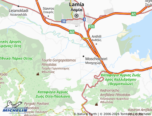 MICHELIN Neo Krikello map - ViaMichelin