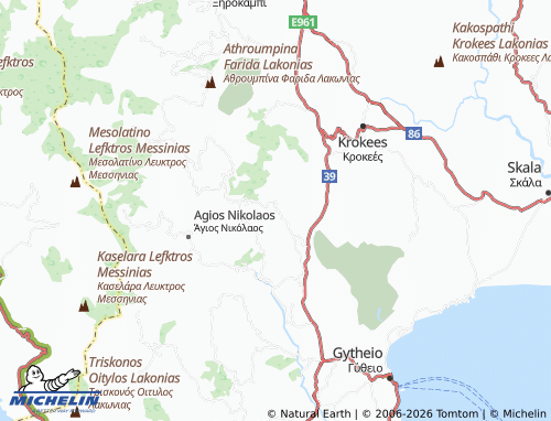 MICHELIN Petrina map - ViaMichelin