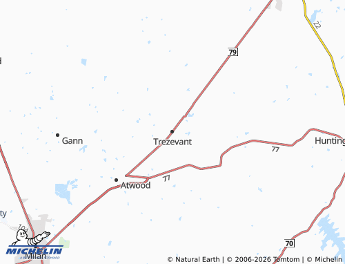 Mapa MICHELIN Trezevant - ViaMichelin