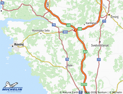 Mapa MICHELIN Golaš - ViaMichelin