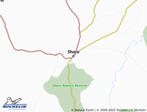 MICHELIN Share map - ViaMichelin