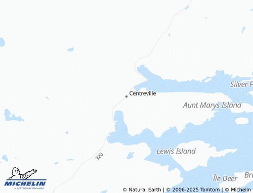 MICHELIN Centreville map - ViaMichelin