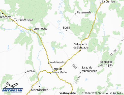 MICHELIN Benquerencia map - ViaMichelin