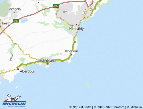 Carte MICHELIN Kinghorn - ViaMichelin