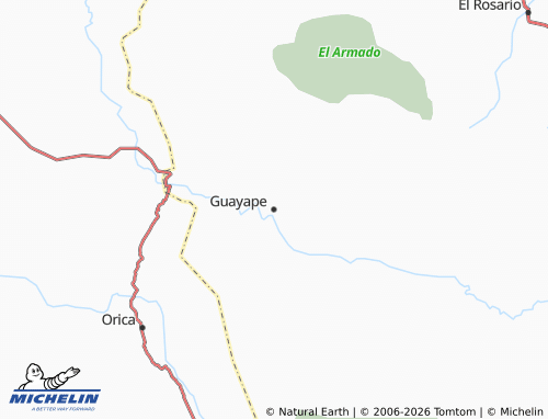 MICHELIN-Landkarte Guayape - ViaMichelin