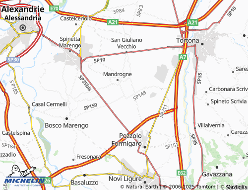 Mapa MICHELIN Quattro Cascine - ViaMichelin