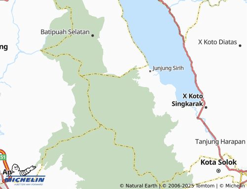 MICHELIN Paninggahan map - ViaMichelin