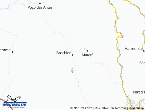 Mapa MICHELIN Brochier - ViaMichelin