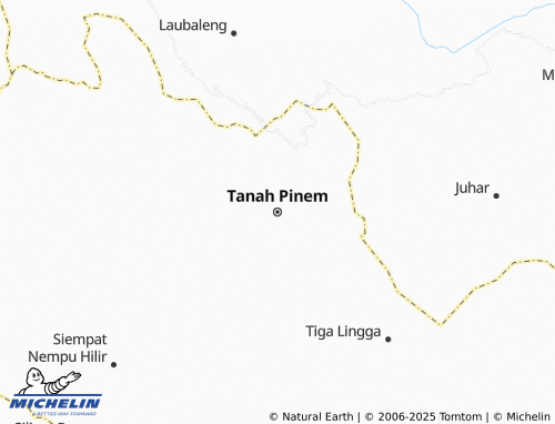 MICHELIN Tanah Pinem map - ViaMichelin
