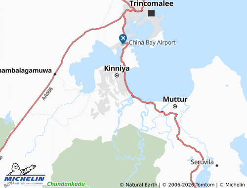 MICHELIN Echchanthivu map - ViaMichelin