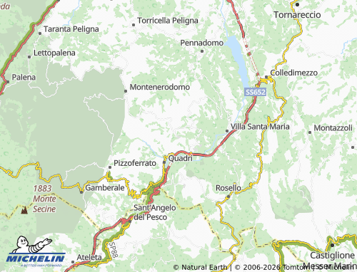 Mapa MICHELIN Civitaluparella - ViaMichelin
