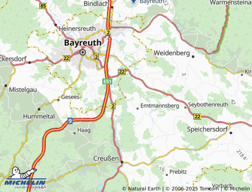 MICHELIN Schamelsberg map - ViaMichelin