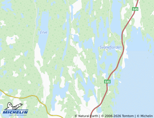 Carte MICHELIN Bränna - ViaMichelin