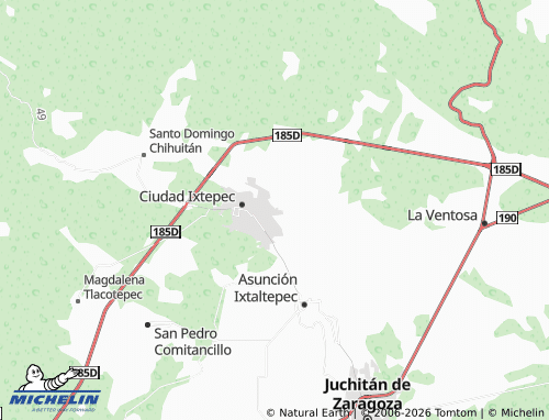 Mapa MICHELIN Picacho Norte - ViaMichelin