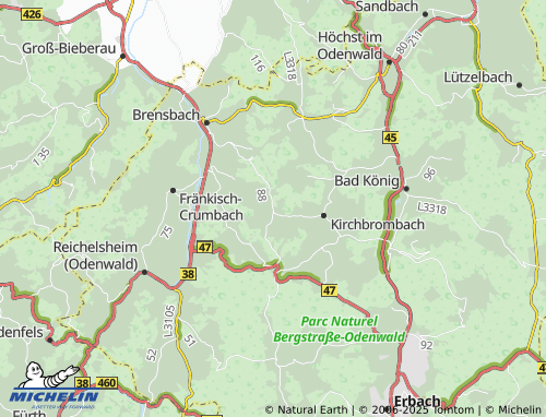 MICHELIN Böllstein map - ViaMichelin