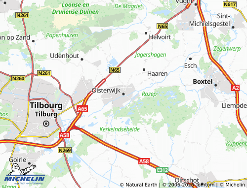 MICHELIN Oisterwijk map - ViaMichelin