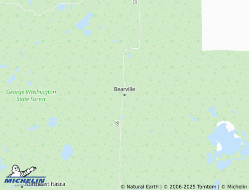 MICHELIN Bearville map - ViaMichelin