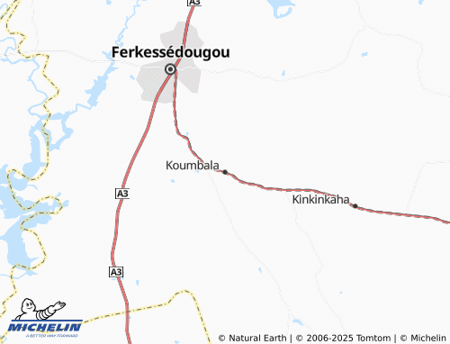 MICHELIN Koumbala map - ViaMichelin