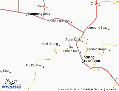Mapa MICHELIN Kdei Doung - ViaMichelin