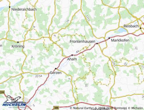 Mapa MICHELIN Aham - ViaMichelin