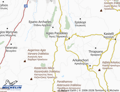 MICHELIN Choudetsi map - ViaMichelin