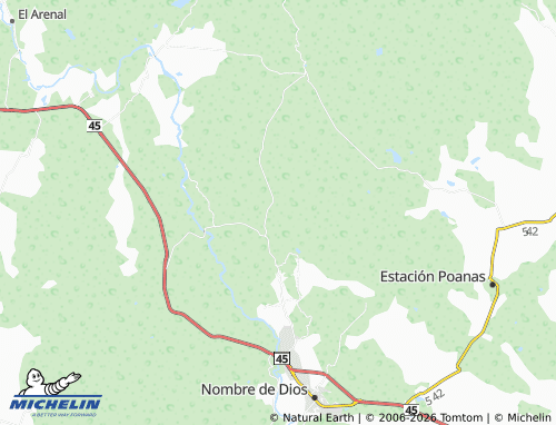 Mapa MICHELIN Ojo de Agua de San Juan - ViaMichelin