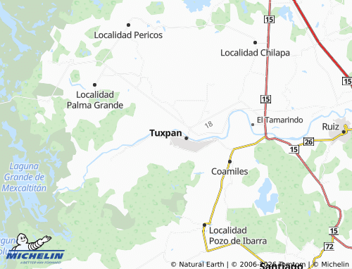 MICHELIN Pueblo Nuevo map - ViaMichelin
