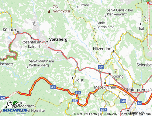 Carte MICHELIN Kleingaisfeld - ViaMichelin