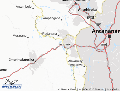 Carte MICHELIN Ambatomirahavavy - ViaMichelin