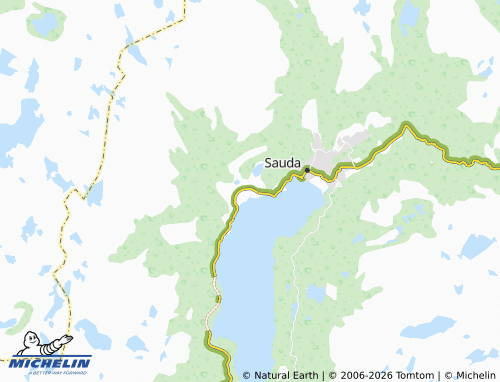 Mapa MICHELIN Hovland - ViaMichelin