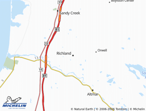 Mapa MICHELIN Richland - ViaMichelin