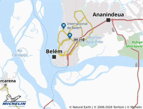 Mappa MICHELIN Canudos - ViaMichelin