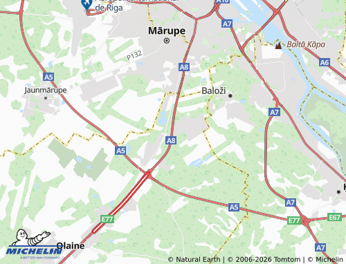 Mapa MICHELIN Medemciems - ViaMichelin