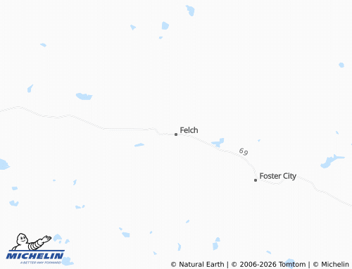 Mapa MICHELIN Felch - ViaMichelin