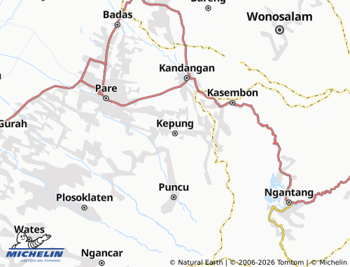 MICHELIN-Landkarte Kepung - ViaMichelin