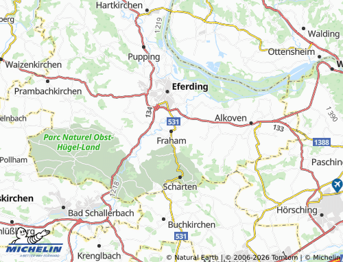MICHELIN Fraham map - ViaMichelin