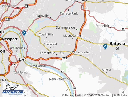 Mapa MICHELIN Cherry Grove - ViaMichelin