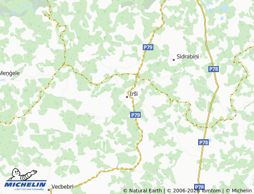 Mapa MICHELIN Irši - ViaMichelin