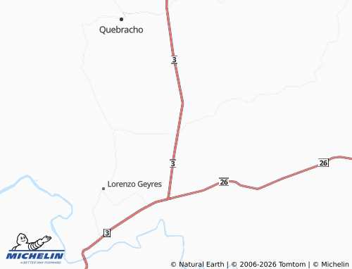 MICHELIN Queguayar map - ViaMichelin