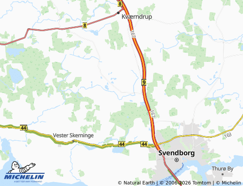 MICHELIN-Landkarte Kirkeby - ViaMichelin