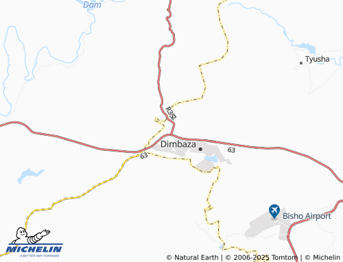 MICHELIN Zabalaza map - ViaMichelin