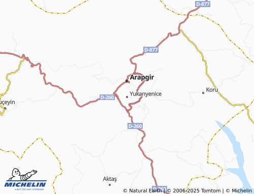MICHELIN Yukarıyenice map - ViaMichelin