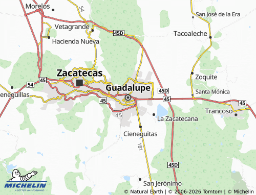 Mapa MICHELIN Guadalupe - ViaMichelin
