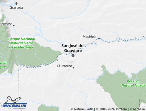 MICHELIN Guaviare map - ViaMichelin