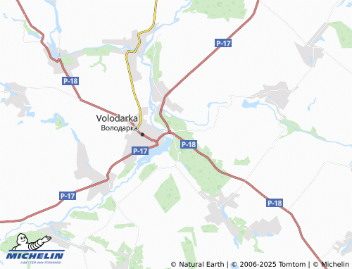 MICHELIN Nadrosivka map - ViaMichelin