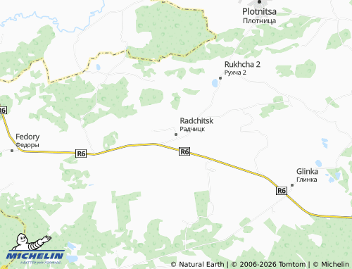 Carte MICHELIN Radchitsk - ViaMichelin