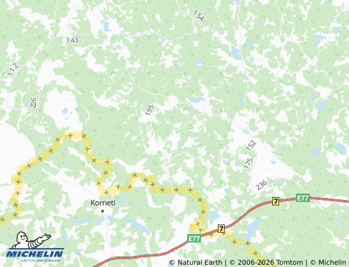 Kaart MICHELIN Kuiandi - ViaMichelin