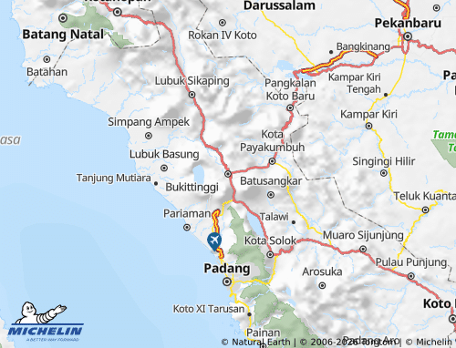 MICHELIN-Landkarte Bukittinggi - ViaMichelin