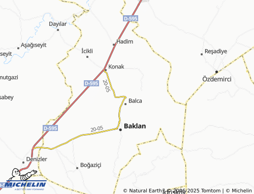 Carte MICHELIN Dağal - ViaMichelin
