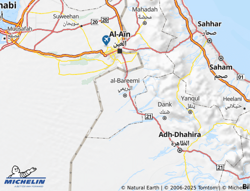 Mapa MICHELIN al-Bareemi - ViaMichelin